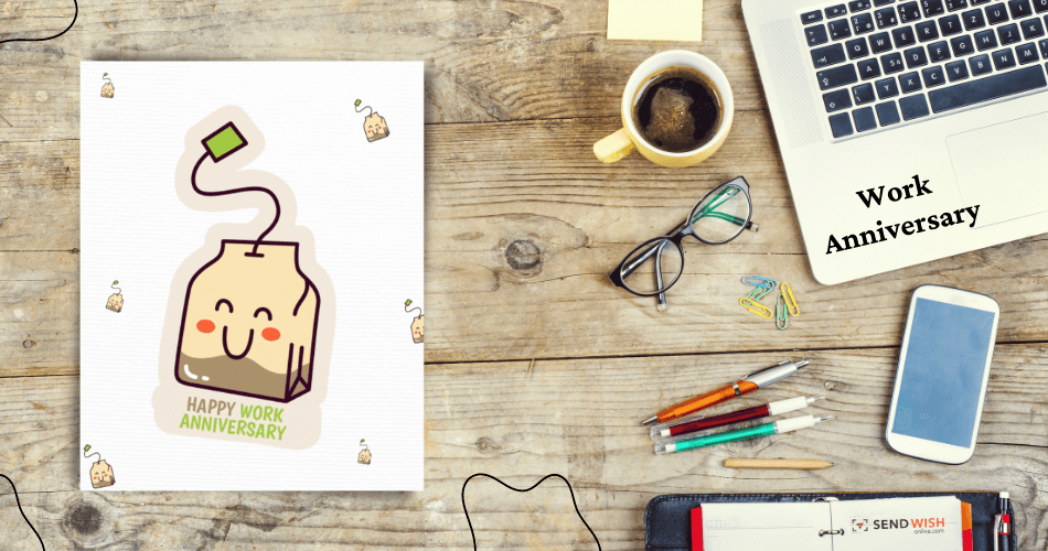 work anniversary cards